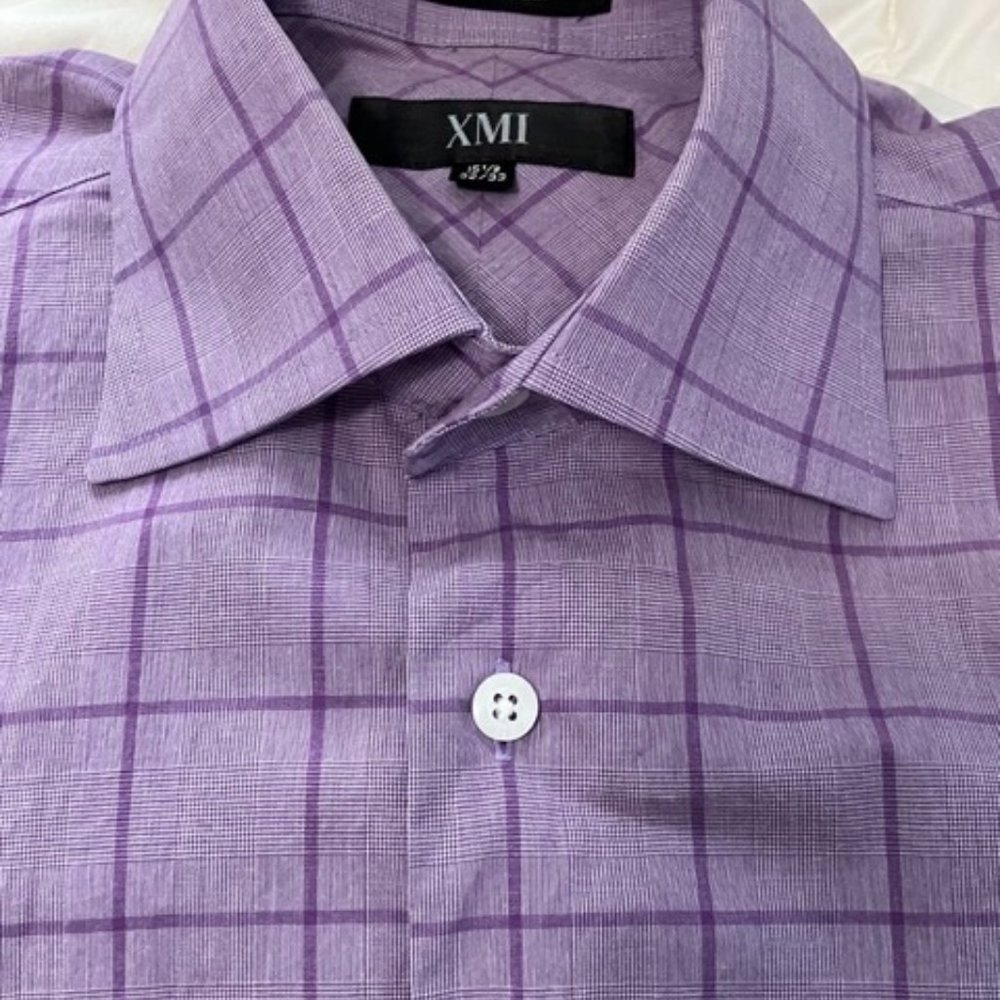 XMI Plaid Dress Shirt
